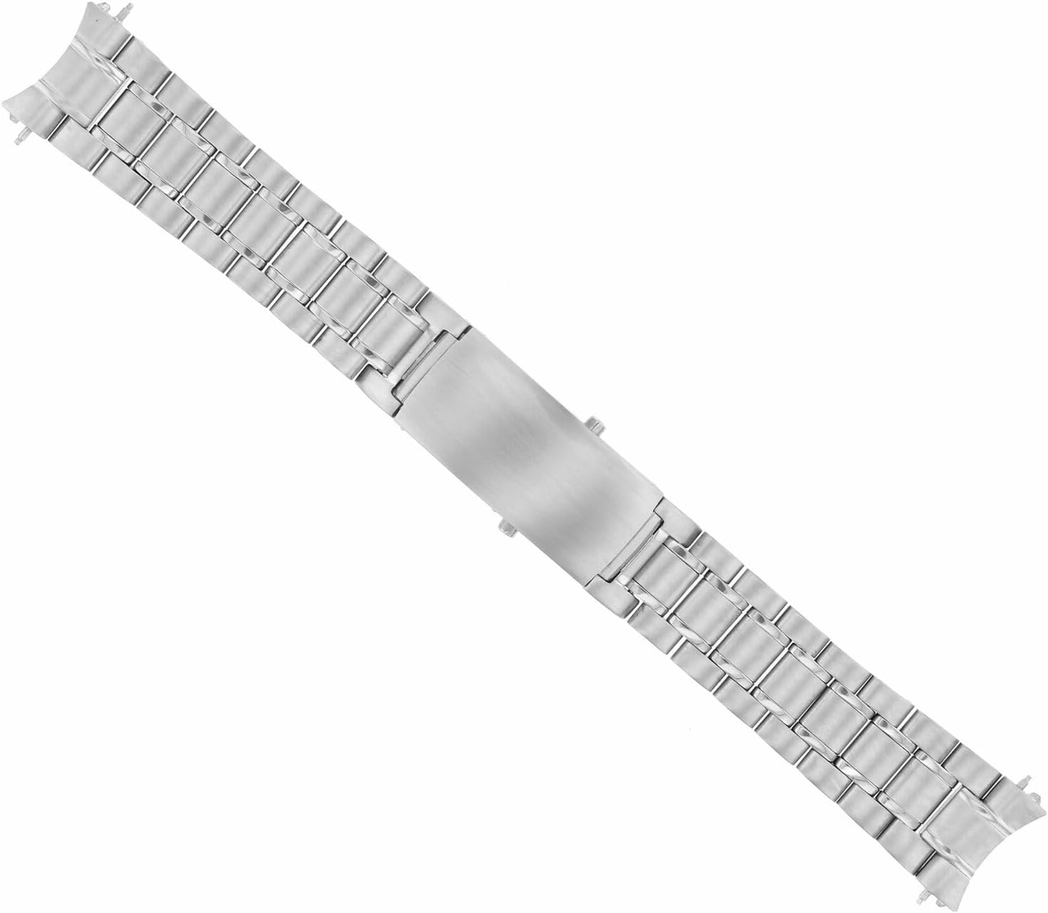 Ewatchparts 20mm Watch Band Solid Link Compatible With Omega Bracelet Speedmaster Moonwatch 3570 1861 Stainless Steel