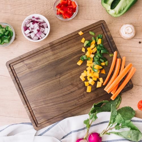 Casual Home Delice Rectangle Juice Drip Groove Cutting Board 15.5" Wx11 Dx0.75 H, Maple