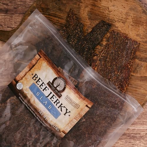 Mahogany Smoked Meats: Slab Beef Jerky - 16oz