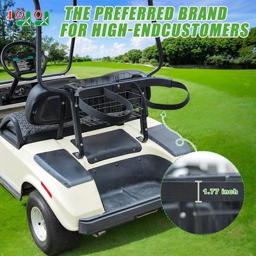 10L0L Golf Cart Bag Holder for Club Car DS 1987-Up Gas & Electric