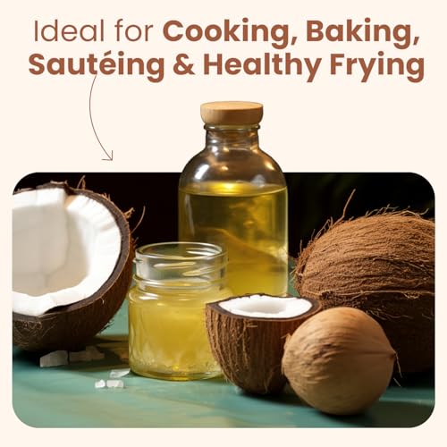 Wellsley Farms Organic Extra Virgin Coconut Oil - Unrefined, 100% Pure & Natural - Vegan, Non-GMO