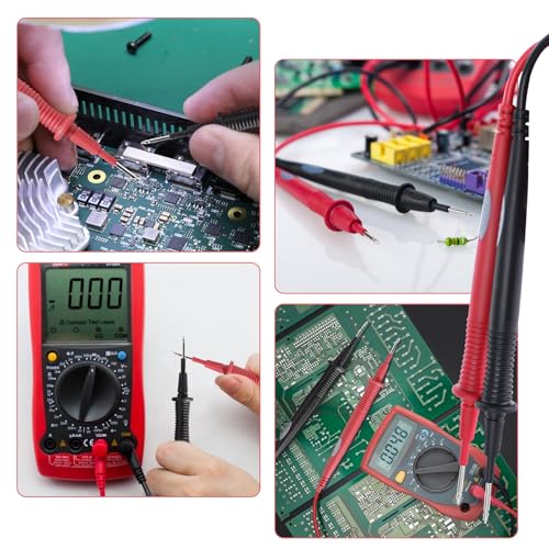 Multimeter Test Leads Cat III 1000V 20A Replacement for Fluke Ideal Simpson