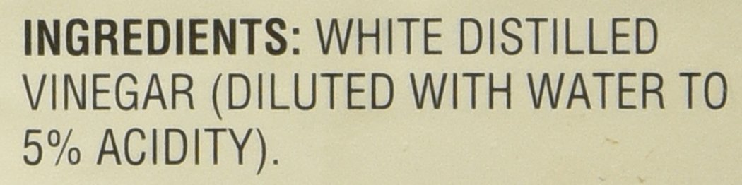 Chef's Quality White Distilled Vinegar Gallon