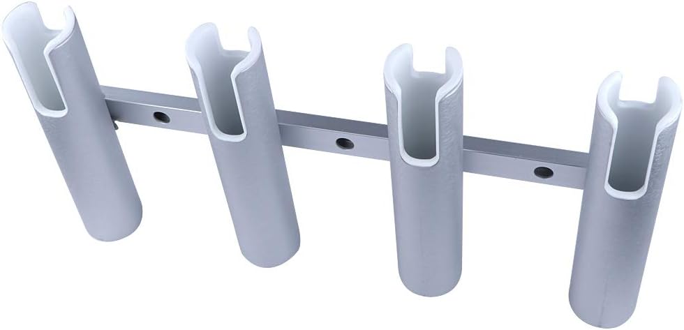 Aluminium Wall-Mounted Fishing Rod Holder for Boat, Garage & Marine - Holds Rods & Poles