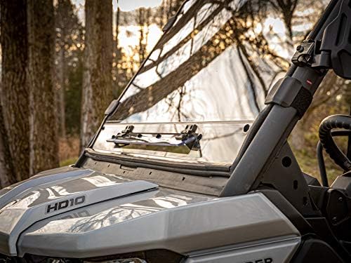 SuperATV Flip-Vent Windshield for Can Am Defender HD Models
