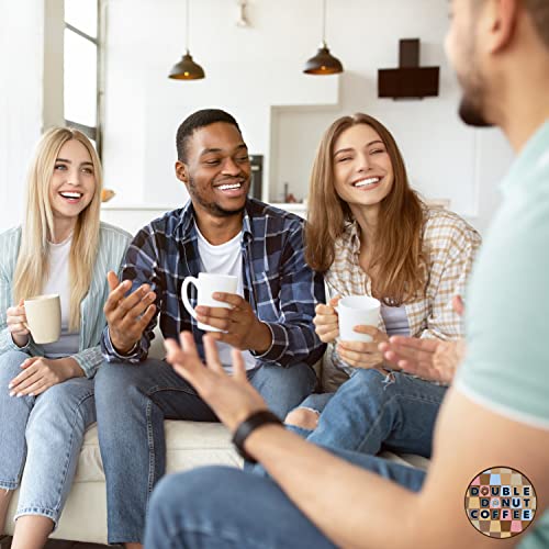 Double Donut Coffee Variety Pack - Recyclable Single Serve Flavored Coffee Pods, 24 Count for Keurig K-Cup Coffee Makers