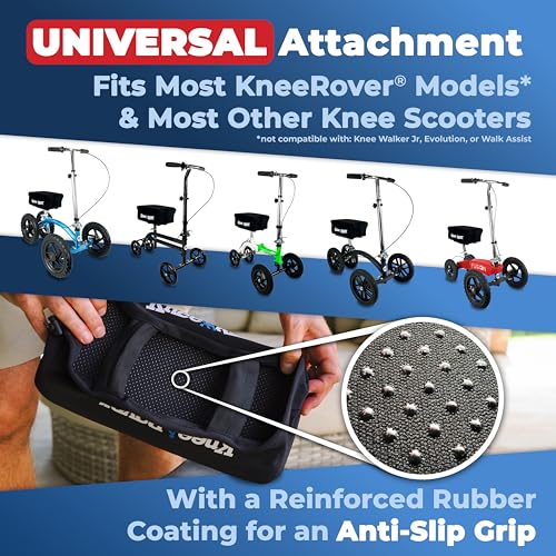 KneeRover Memory Pad Knee Scooter Pad Cover Cushion Accessory | Removable Cover, Comfortable Memory Foam Cushion Insert, Fits Most KneeRover Models