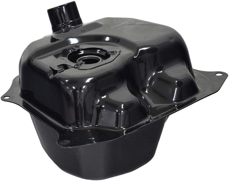 AlveyTech Black Metal Fuel Tank - For 50cc QMB139 Scooters & Other Power sports Models - Tao Tao Moped Gas Tank With 5.5 Liters Fuel Capacity