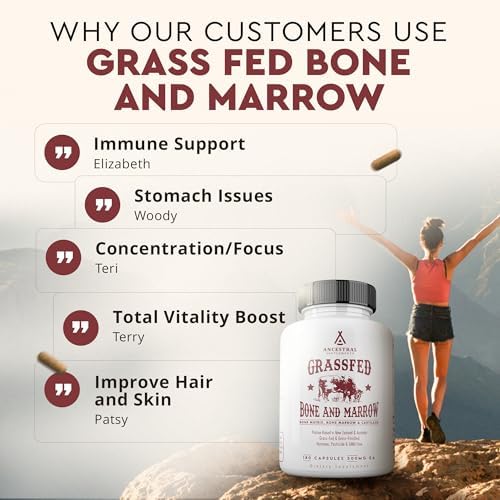 Ancestral Supplements Grass Fed Beef Prostate Supplement with Liver, 180 Ct | Supports prostate wellness alongside liver cleanse detox, promoting men's overall health and vitality.