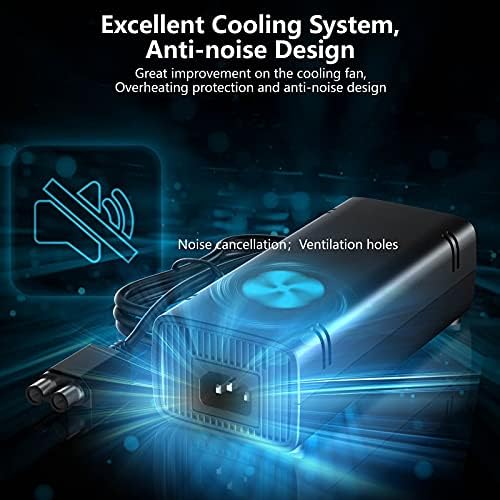 Power Supply for Xbox 360 Slim With Cord, [2022 Enhanced Quieter Version] AC Adapter Brick Replacement Charger for Xbox 360 Slim Console