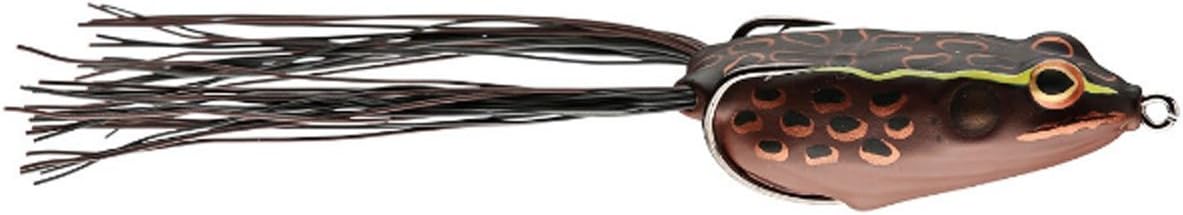 Booyah Pad Crasher Topwater Bass Fishing Hollow Body Frog Lure with Weedless Hooks