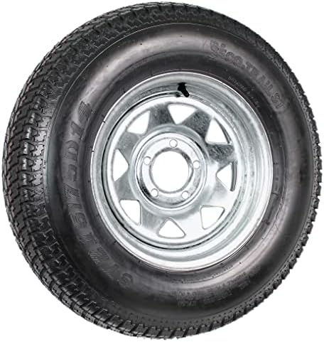 eCustomrim Trailer Tire Rim Assembly ST215/75D14 14 Inch Load Range C 5 Lug | 6 Ply Bias Tire