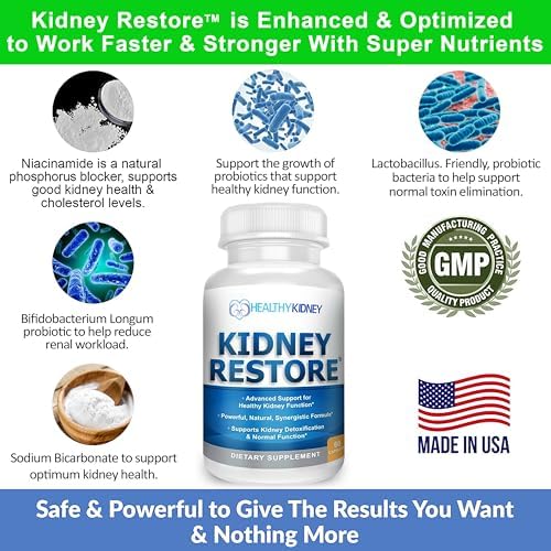 3 Pack Natural Kidney Cleanse to Support Kidney Function and Detox, Advanced Formula Can Help Boost Kidney Health, Daily Health Supplement Pills