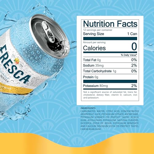 Fresca Citrus Soda, 12 Ounce (Pack of 12).