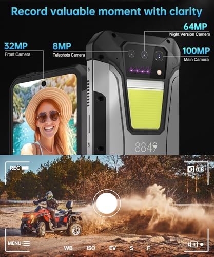 8849 Tank 2 Pro Phone, Rugged Android Smartphone with 23800mAh Big Battery | 6.79’’, Built-in Projector, Android 15