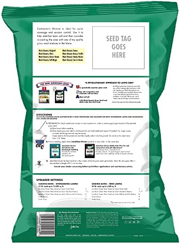 Jonathan Green (11460) Contractor's Grass Seed - Cool Season Lawn Seed (50 lb)