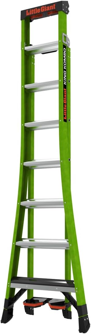 Little Giant King Kombo, 6 ft Fiberglass Multi-Position Ladder, 13906-001