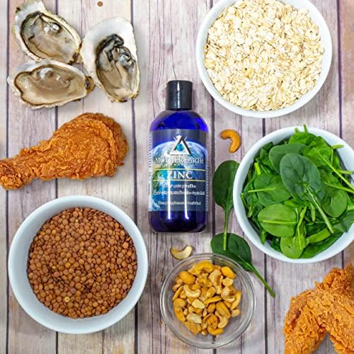 Mother Earth Minerals Ionic Liquid Zinc Supplement High Absorption Angstrom Zinc Mineral Drops for Immune Support