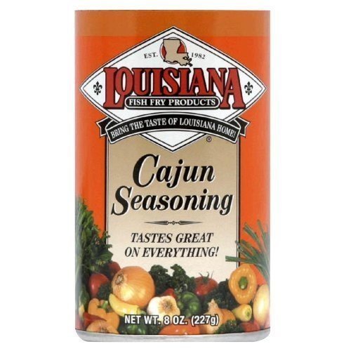 Louisiana Fish Fry Cajun Seasoning 8 Oz (2 Pack)