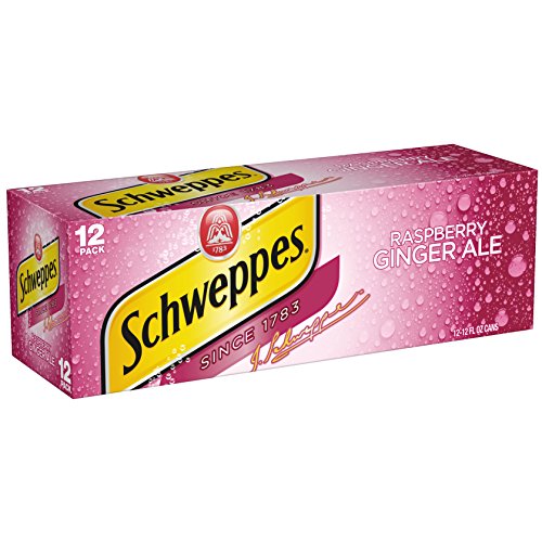 Schweppes Raspberry Ginger Ale - 12 oz cans - 12pk
