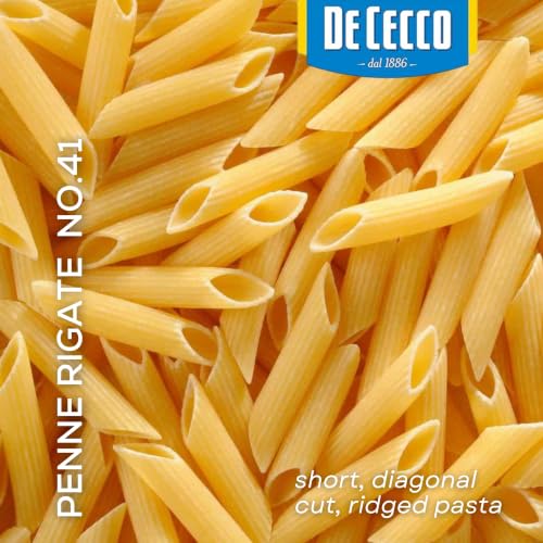 De Cecco Penne Protein Pasta | High Protein Noodles, 28g Protein, Made with Durum Wheat, Lentils & Beans, Vegan, Versatile Pasta, Made in Italy
