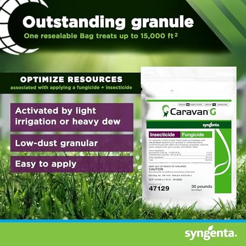 Syngenta Caravan G Insecticide Fungicide - 30-Pound Bag