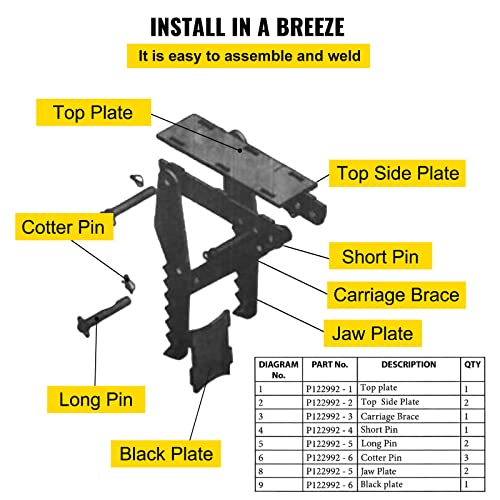 24 inch Excavator Hydraulic Thumb Backhoe Excavator Thumb Attachments Weld 1/2 Inch Teeth Thick Steel Plate Assembly CNC Plasma Cut Bolt-On Design