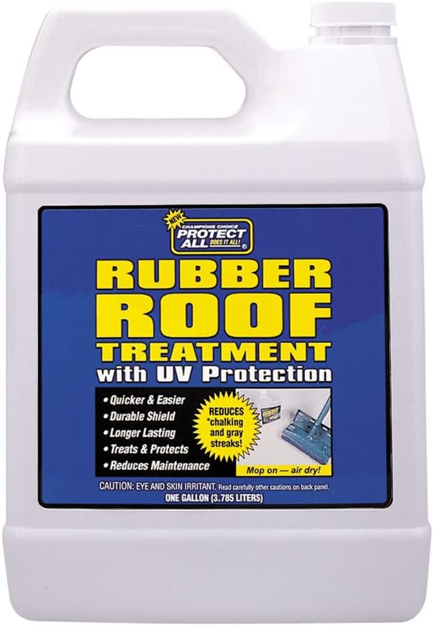 RV Rubber Roof Treatment - 1 gallon - anti-static, dirt repelling