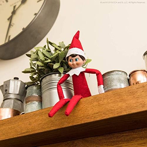 The Elf on the Shelf: A Christmas Tradition Girl Scout Elf (Brown Eyed) with Claus Couture Collection Scout Elf Slumber Set