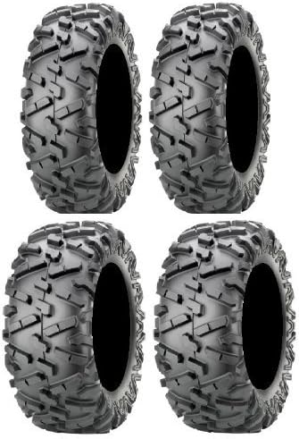 Full set of Maxxis BigHorn 2.0 Radial 25x8-12 and 25x10-12 ATV Tires (4)