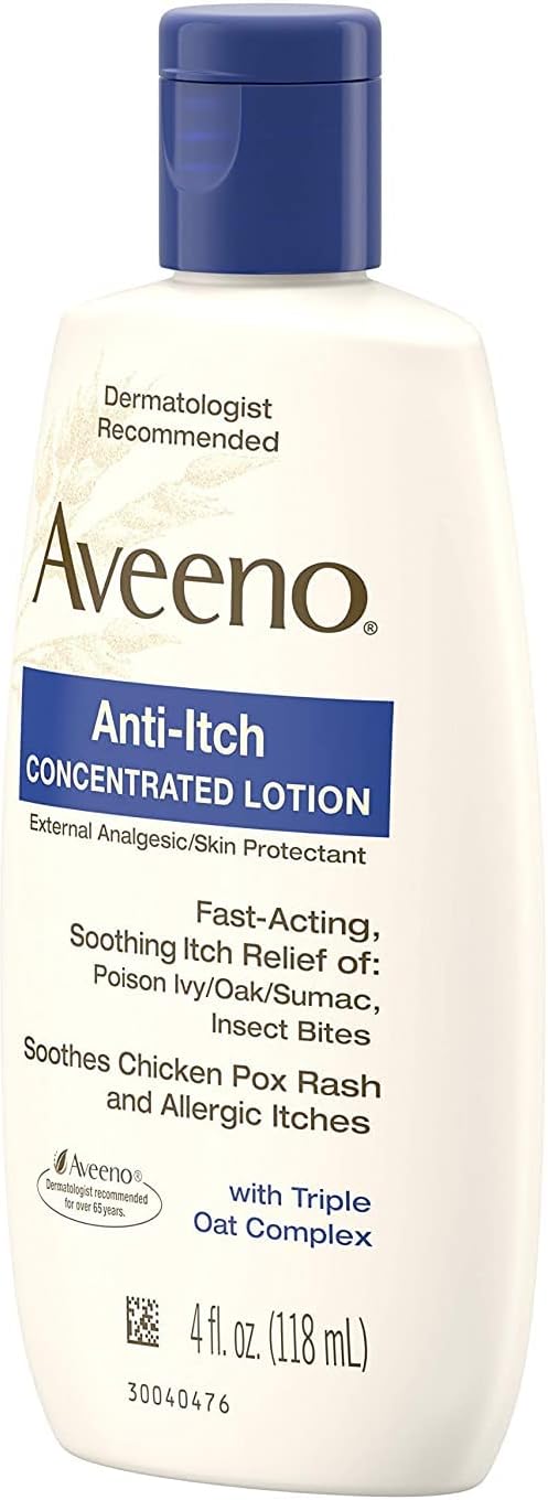 AVEENO Anti-Itch Lotion 4 oz (3 Pack)