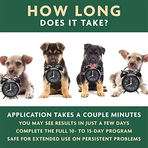 EcoEars Dog Ear Cleaner – Natural Multi-Action Formula for Ear Infection, Bad Discharge & Odor – Removes Foreign Matter & Cleans Difficult Ears - 8fl oz.