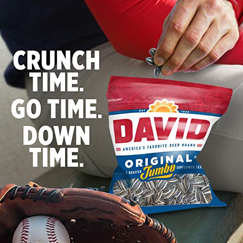 DAVID Jumbo Sunflower Seeds, Original Flavor, 5.25 oz.