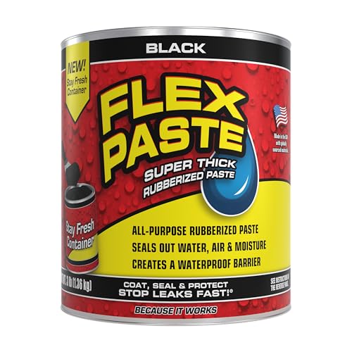 3LB BLK Flex Paste Tub