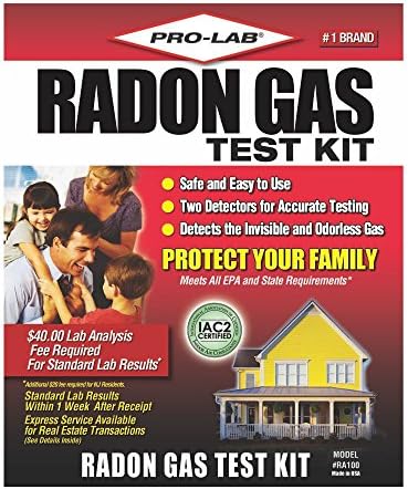 RA100 Radon Gas Test Kit 12 Pack