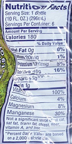Welch's 100% Grape Juice, Concord Grape, 10 Fl Oz On-the-Go Bottle (Pack of 6)