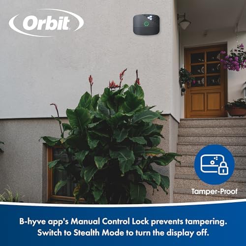 Orbit B-hyve XR Smart Sprinkler Timer - 8-Zone - WiFi-Enabled Indoor/Outdoor Irrigation Controller - App Control - Weatherproof Watering System