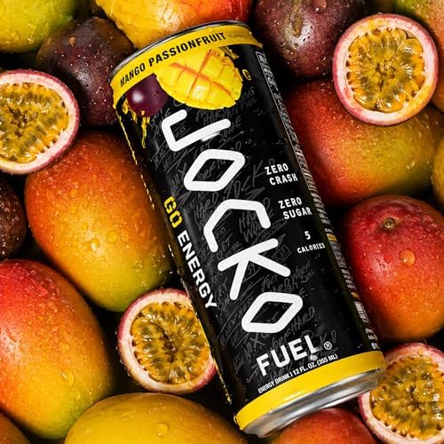 Jocko Fuel GO Energy Drinks, Sour Apple, 12 oz | 12 Pack