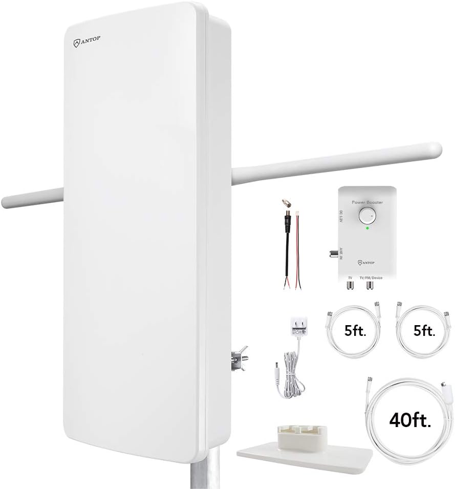 ANTOP Antenna HD Smart Panel AT-800SBS HDTV＆FM Amplified Antenna
