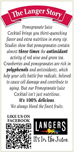 Langers Juice Pineapple Cocktail Juice, 15.2 Fl Oz (Pack of 12)