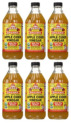 Bragg Apple Cider Vinegar - Organic - Raw - Unfiltered - 16 oz - 1 each (Pack of 6)