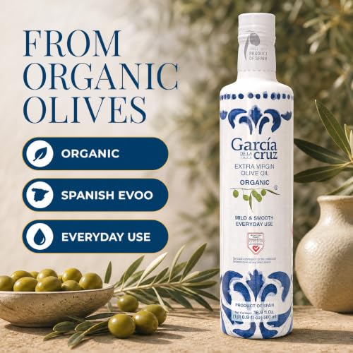 Garcia de la Cruz Organic Everyday Extra Virgin Olive Oil, 16.9 FZ