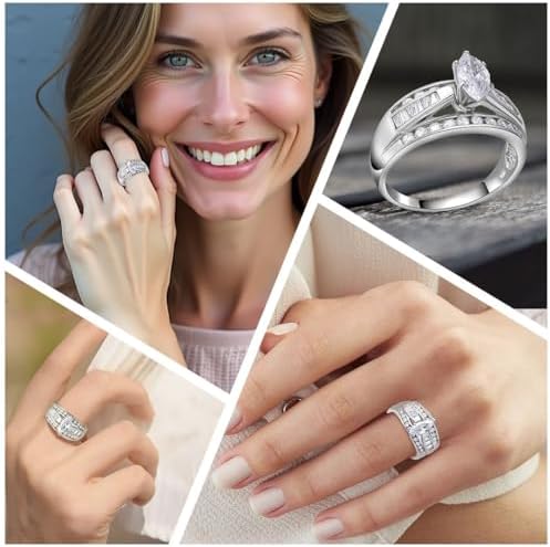 Cubic Zirconia Ring CZ in Silver Rings Rings Cubic Zirconia 3-4.5 ctw