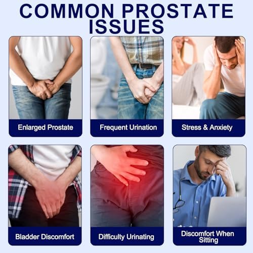 Prostate Health Supplements for Men - Promote Sleep, Urinary Tract Health Support, Saw Palmetto with Reishi & Nettle, Ashwagandha
