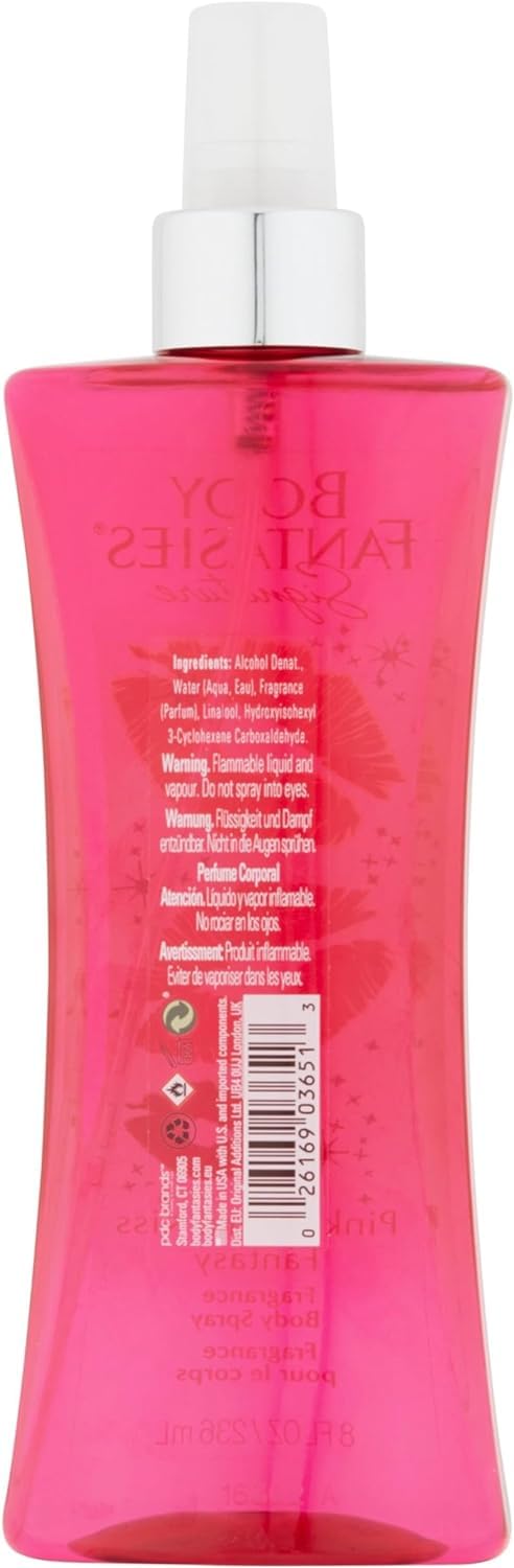 Body Fantasies Signature Fragrance Body Spray, Fresh White Musk, 8 Fluid Ounce