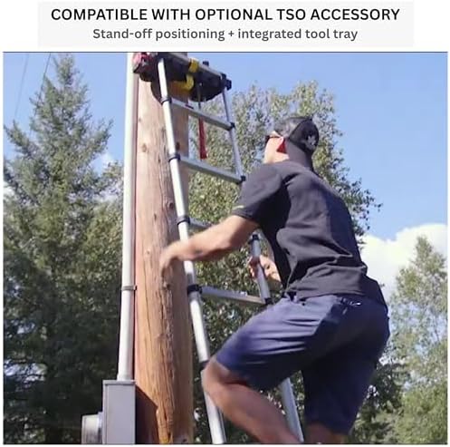 Telesteps 1600E Telescoping Extension Ladder – 12.5 ft Height