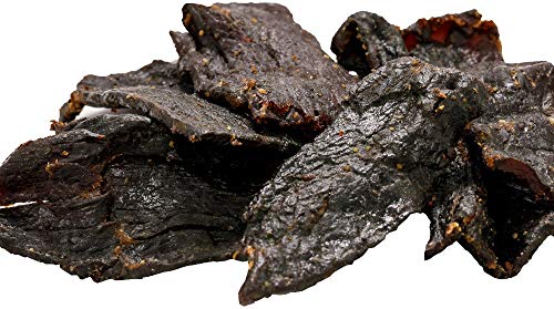 Buffalo Bills 16 Oz Premium Maple Beef Jerky Peppered Pieces in Random Size | Made In The USA, 100% US Beef, USDA Inspected, Whole Muscle Jerky, Real Maple Syrup & Fresh Cracked Black Pepper, Diet Snack