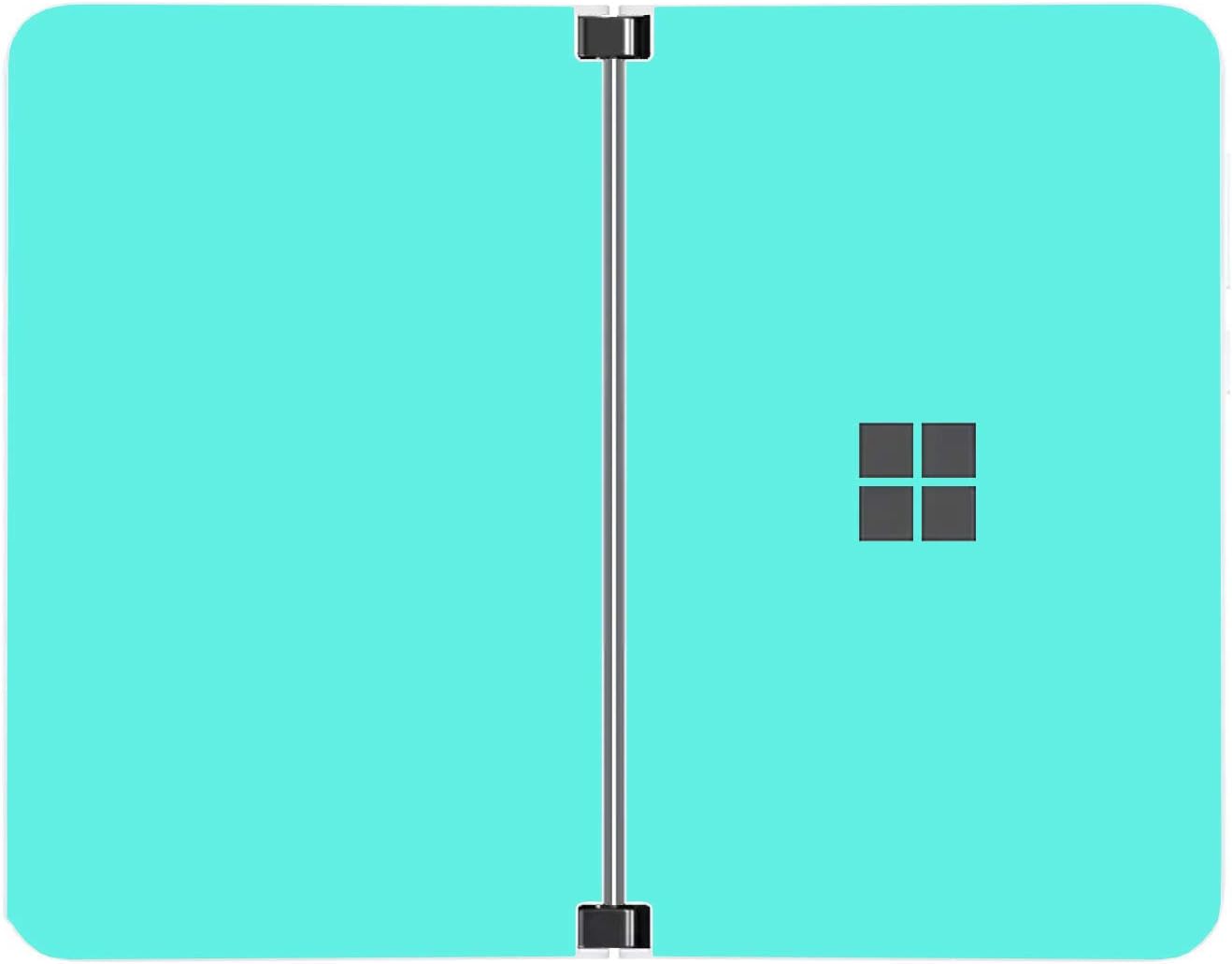 SopiGuard Sticker for Surface Duo Phone Edge-to-Edge Precision Vinyl Skin Wrap (Leather Textured)