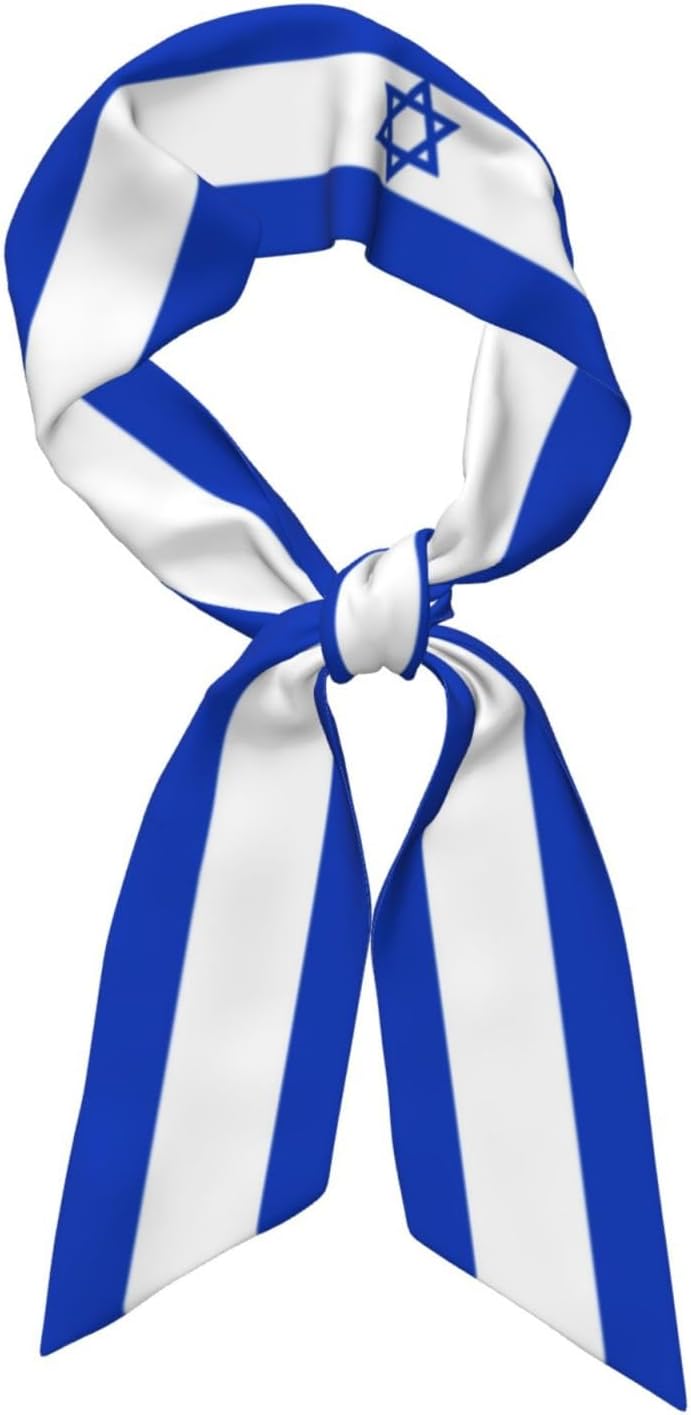Country Flag Scarf For Women, Multi‑purpose Ribbon, Fashion Neck Hair Handbag Accessory, Versatile Bandana Headband