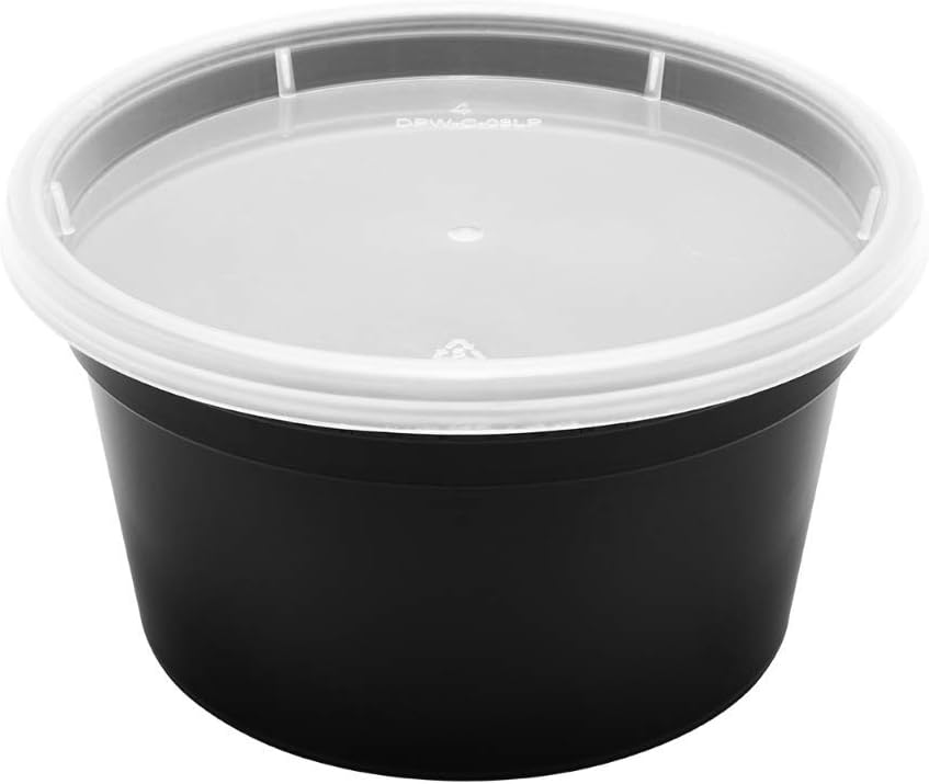 Karat [32oz - 240 ct] Clear PP Injection Molded Round Deli Containers with Lids (FP-IMDC32-PP)
